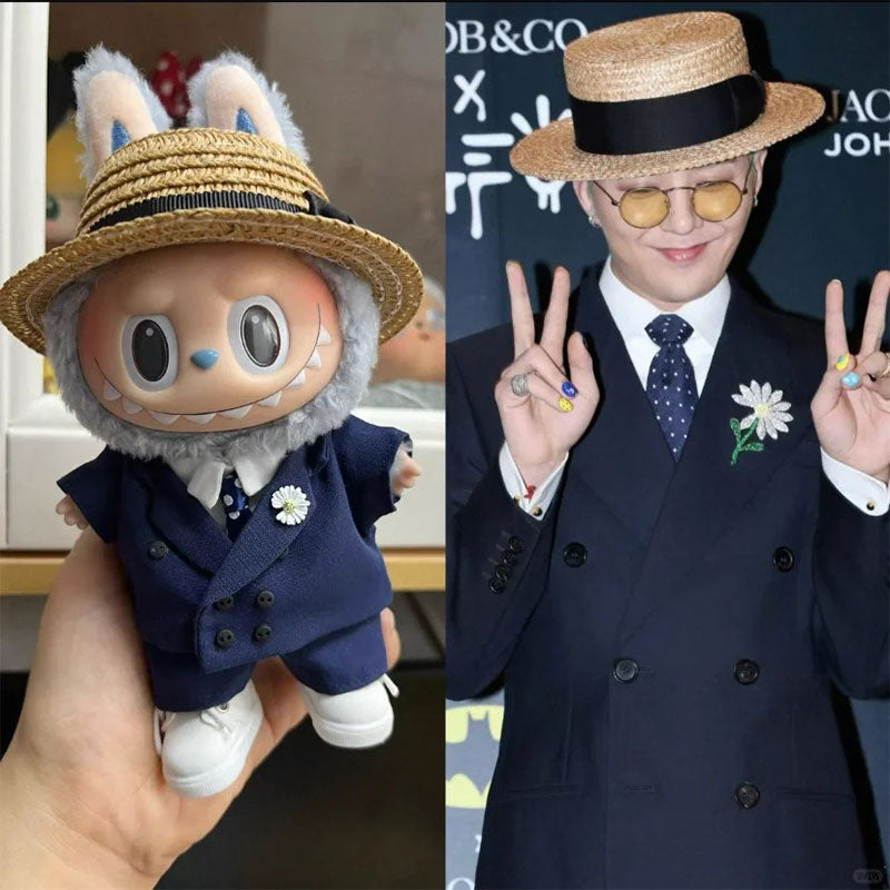GD Inspirational Style Labubu Trendy Suit · Little Daisy Hat Set
