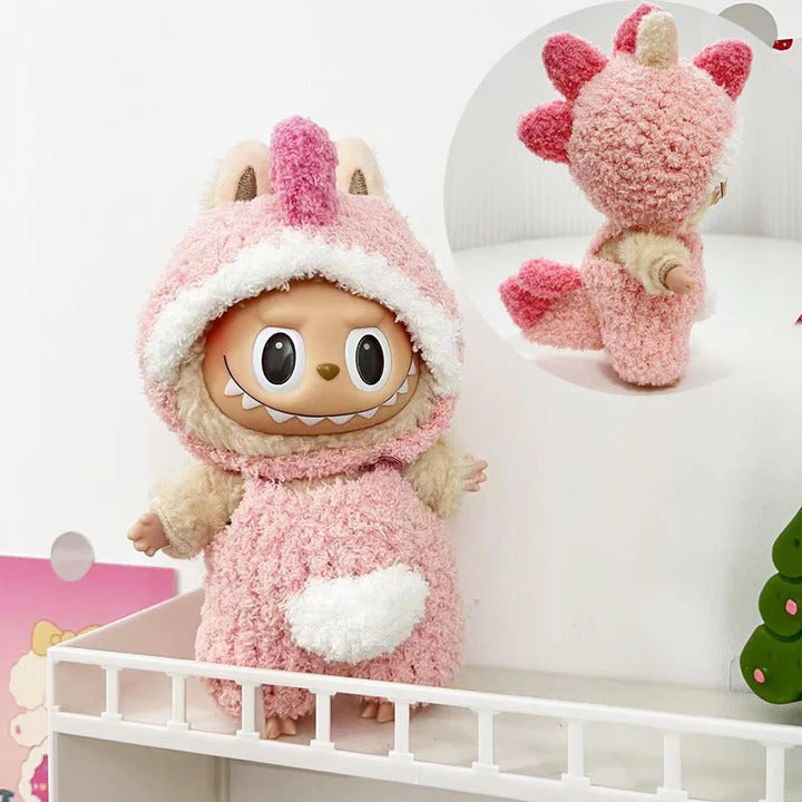 Labubu dinosaur animal series one-piece suit with Q-version dinosaur design