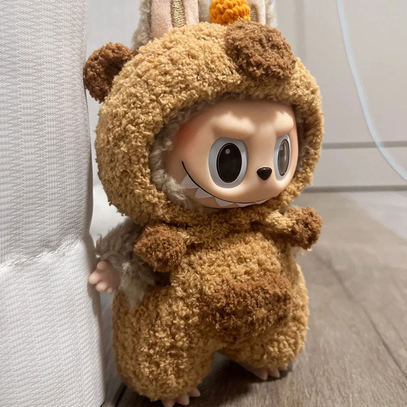 ✨Healing limited edition Labubu Capybara's Winter Story Soft And Waxy Cashmere Jumpsuit