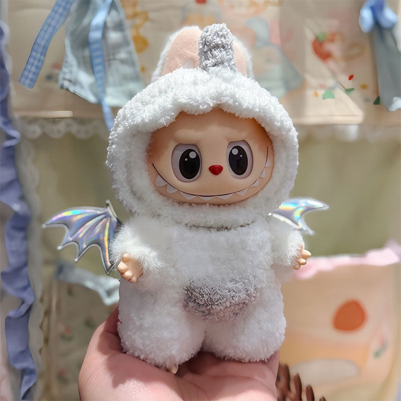 Dream Limited Edition Labubu White Pterosaur · Soft Cashmere Flight Suit