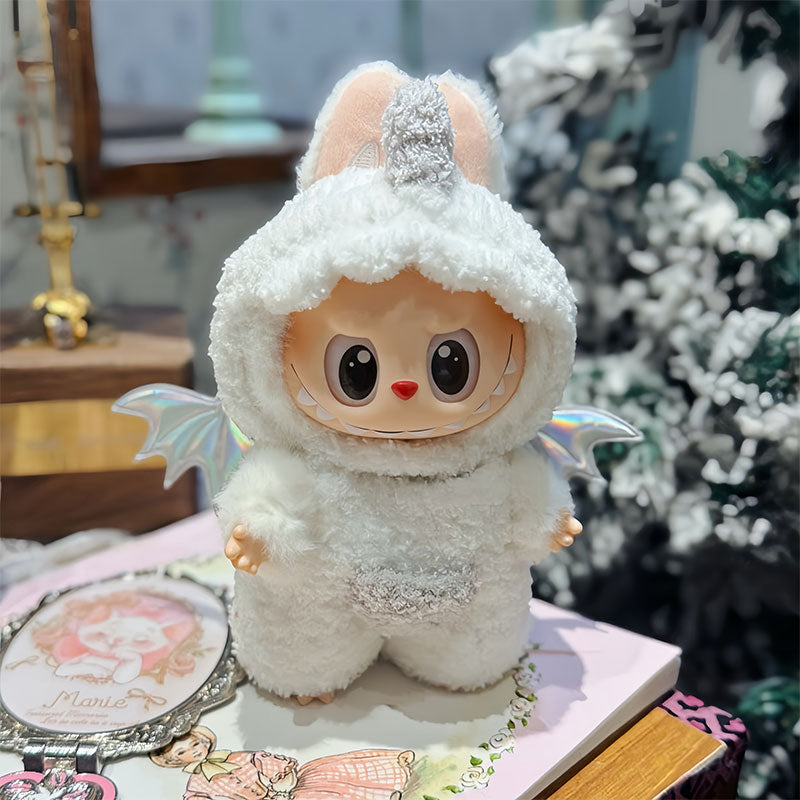 Dream Limited Edition Labubu White Pterosaur · Soft Cashmere Flight Suit