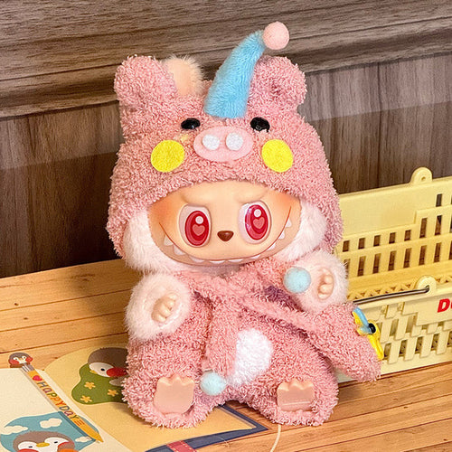 Labubu Animal Series - Super Cute and Adorable Attire（Doll + Clothes）